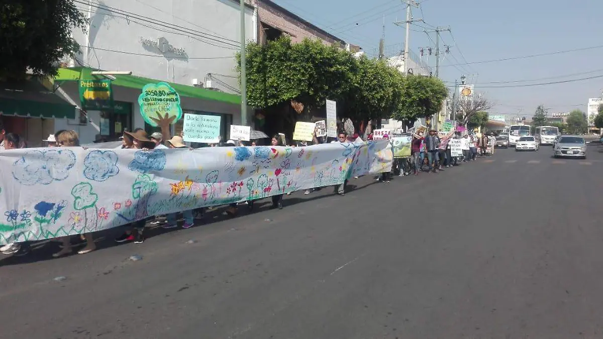 manifestación puente de la historia